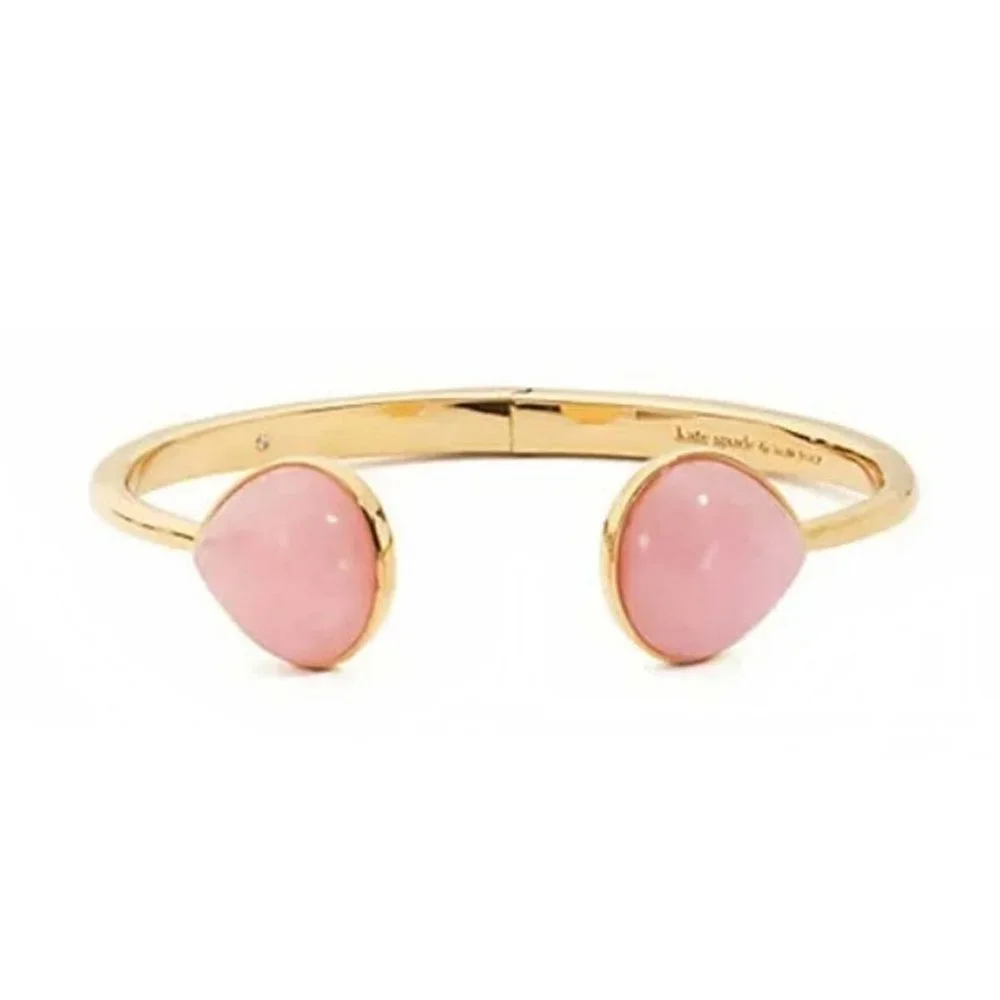 kate spade Pink Pearl Hinged Cuff Bracelet - Picture 2 of 10